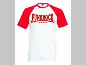 Punkrock Generation pánske dvojfarebné tričko 100%bavlna značka Fruit of The Loom